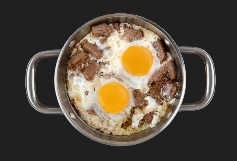 Yumurtalı Kavurma Tabağı